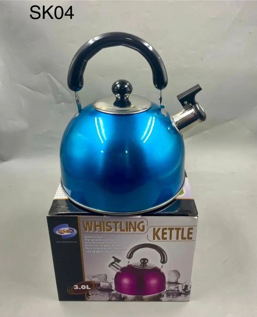3 litres whistle color kettle