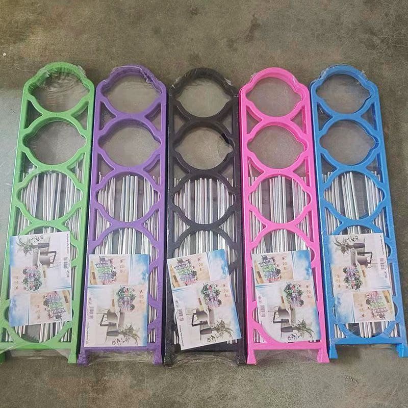 5layer plastic shoe rack