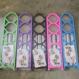 5layer plastic shoe rack