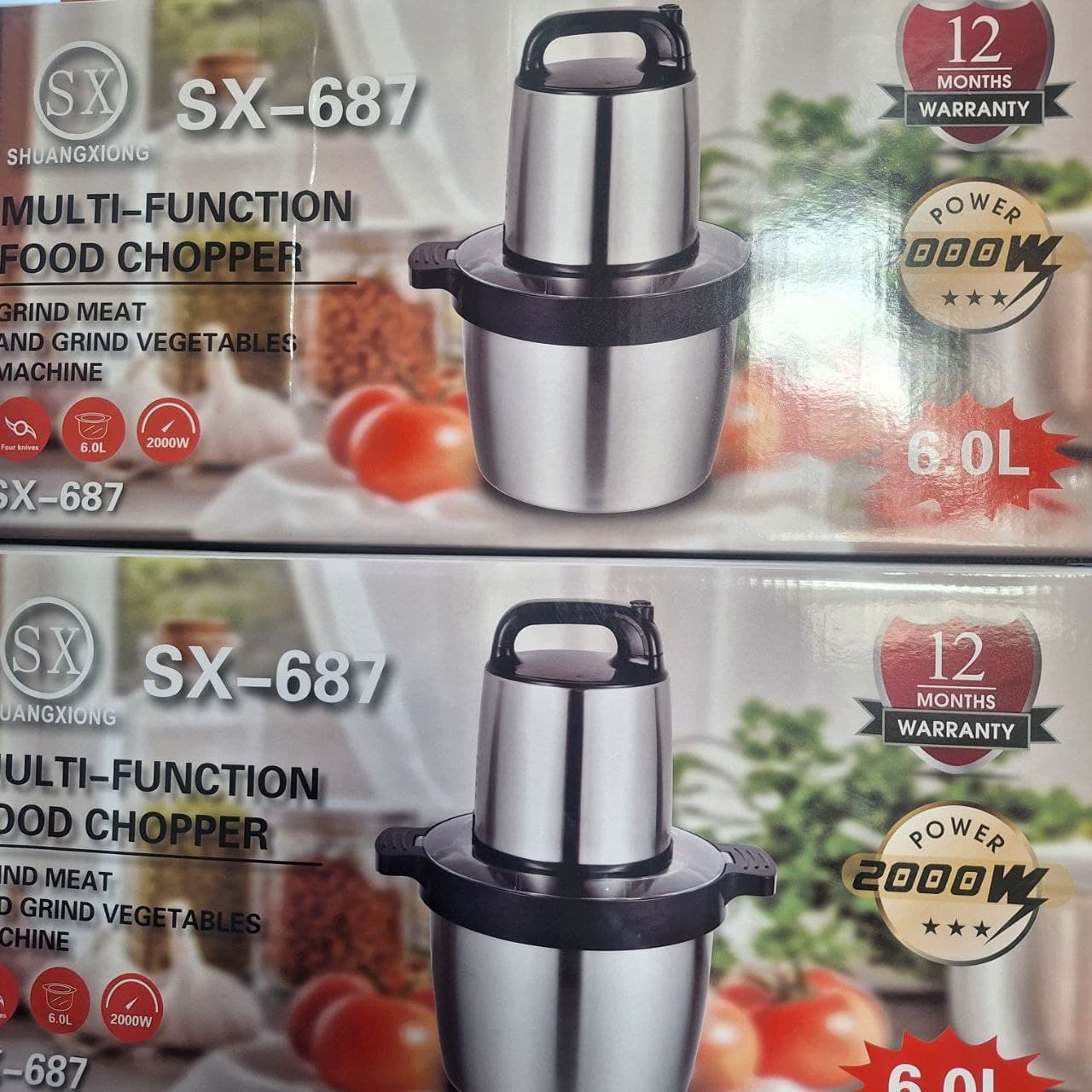 6L Yam Pounder/Food Processor