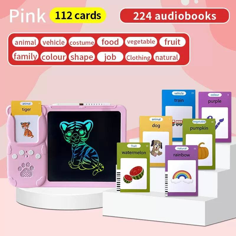 Card reader with writing pad (rechargeable)