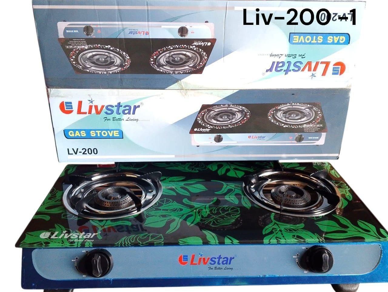 Livstar 2Burner Glass Gas Stove